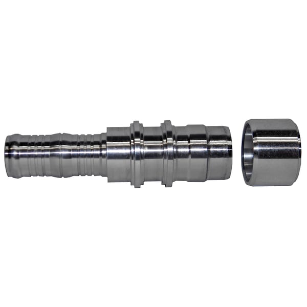 Ags 3/4 Aluminum Tube to No 12 A/C Hose KLEDGE-LOK Repair Union ACR-010 - main